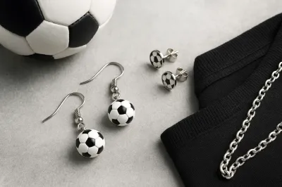 サッカー ピアス｜サッカーファン必携！人気ピアス&ファッションアイデア