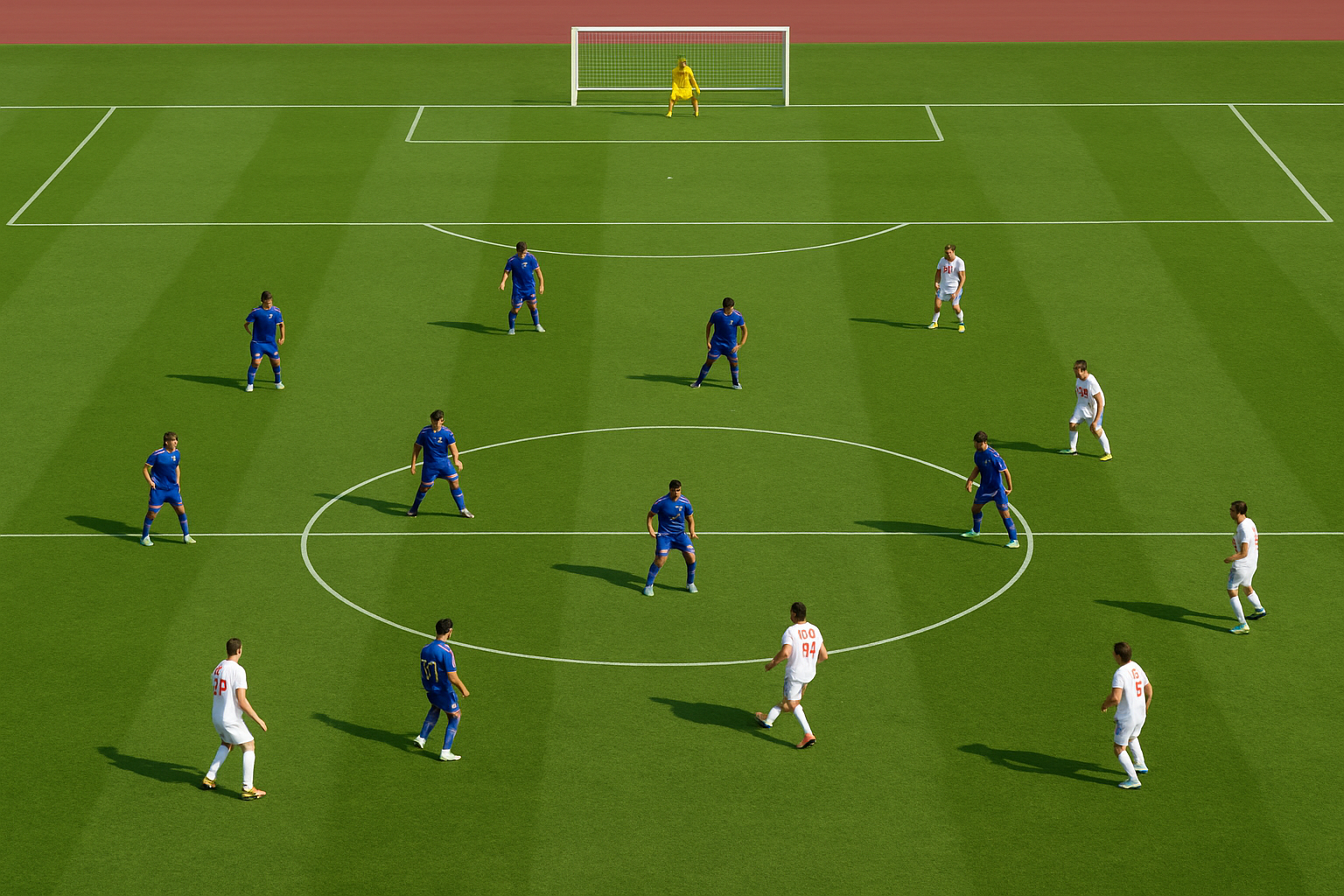 サッカー 4141|フィールド内での4-1-4-1の実践方法