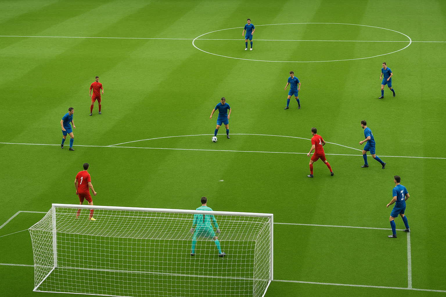 サッカー 442｜4-4-2フォーメーション成功の秘訣！世界のトップチーム解析