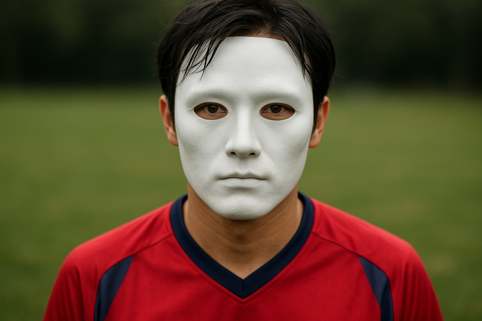 サッカーの宮本のマスクの正体は？