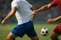 サッカーで服を引っ張るのは反則なの？
