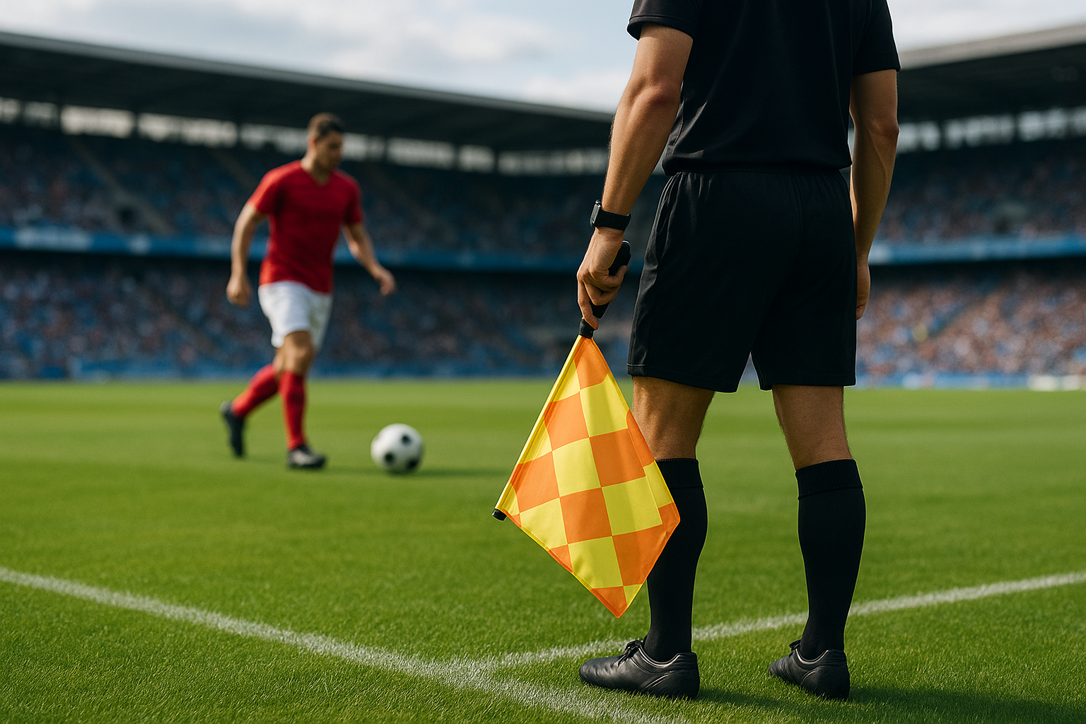 サッカーでピッチ外のオフサイドって？