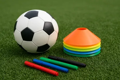 マーカーをサッカー用に100均で買える？