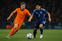 サッカーオランダ代表対サッカー日本代表の統計情報は？