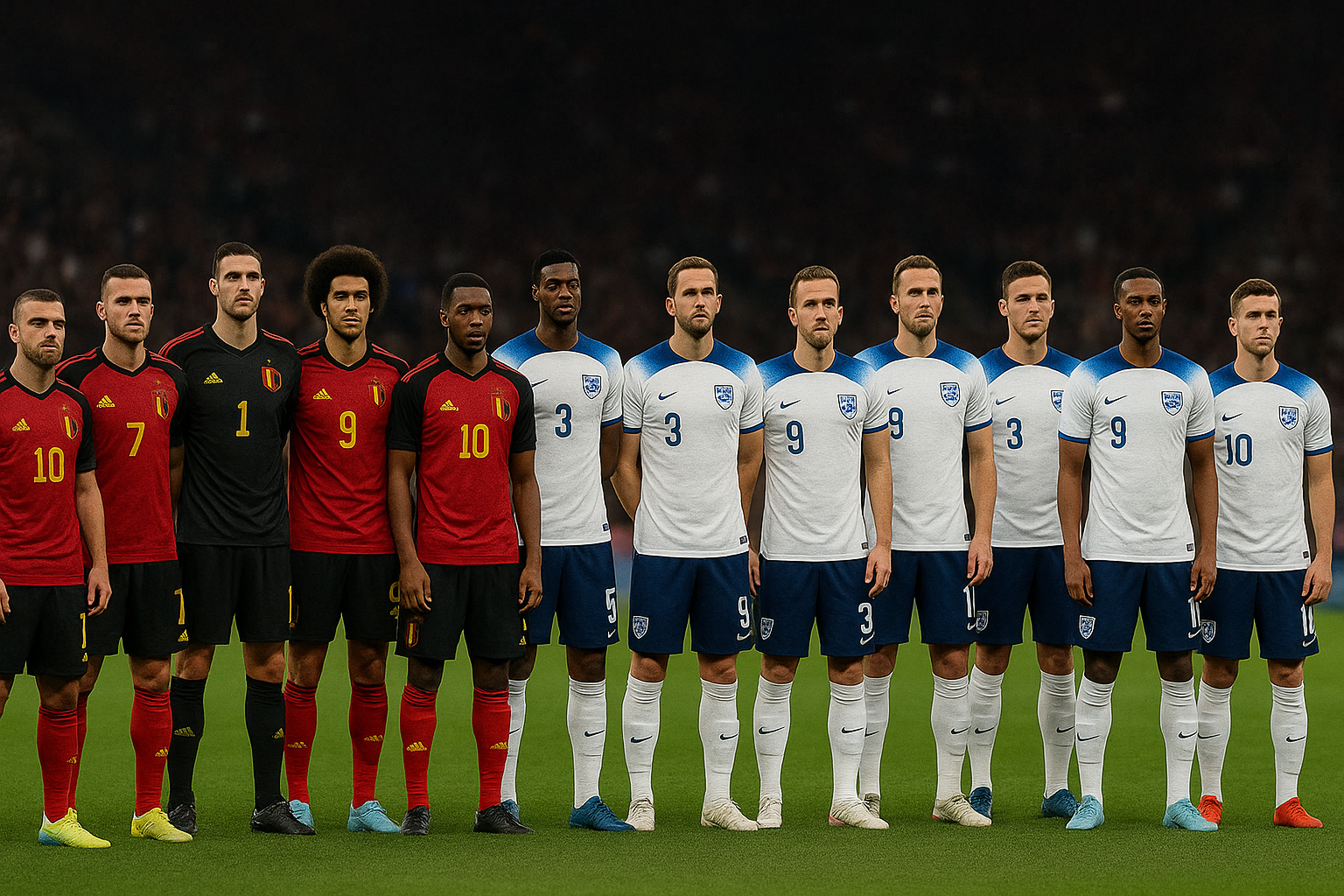 サッカー ベルギー 代表 対 サッカー イングランド 代表 スタメンはどう変わった？