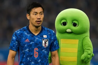 サッカーの遠藤がガチャピンって本当？