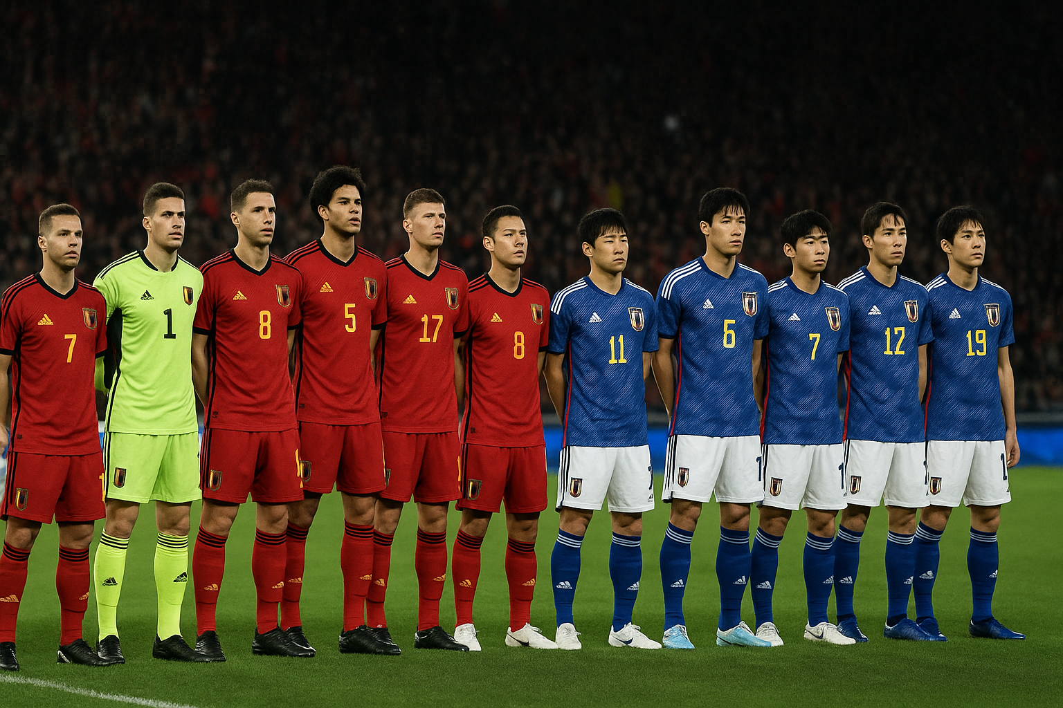 サッカー ベルギー 代表 対 サッカー 日本 代表 スタメンって誰だった?