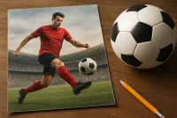 サッカーのポスターと電通の関係とは？