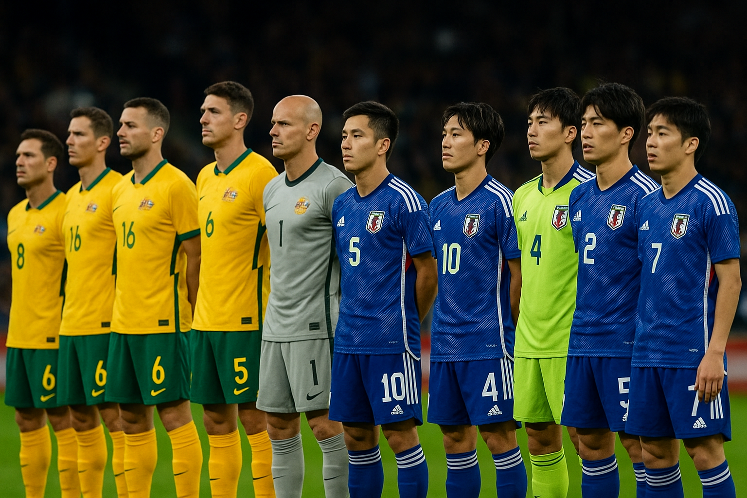 サッカーオーストラリア代表対サッカー日本代表スタメンって？