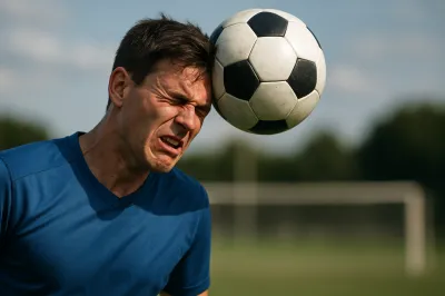 サッカーのヘディングが痛いって本当？