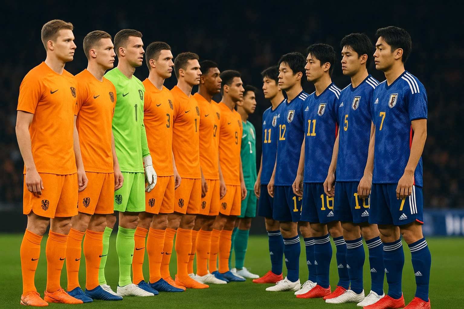 サッカー オランダ 代表 対 サッカー 日本 代表 スタメンは?