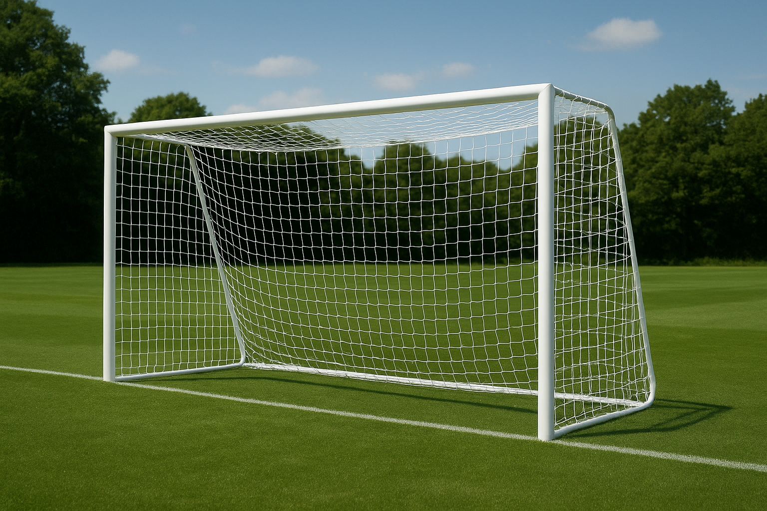 サッカーゴールの大きさが変わったの？