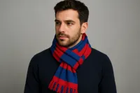 サッカーマフラーの巻き方！メンズ向けは？
