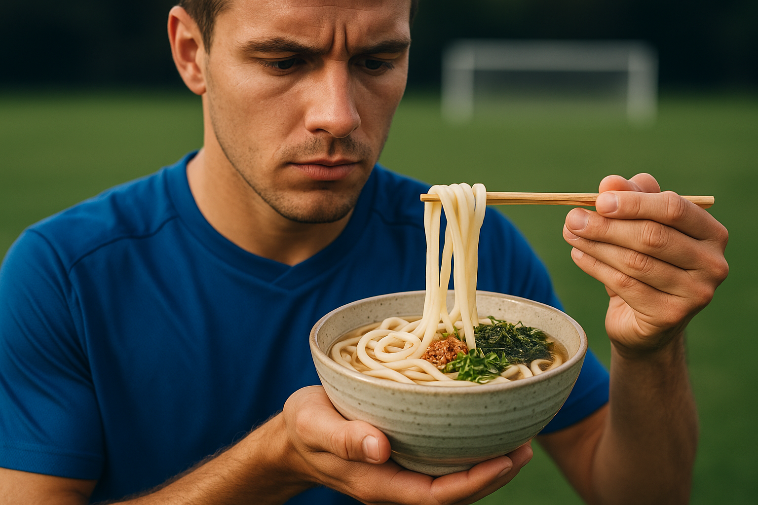 サッカーの捕食にうどんは正解?
