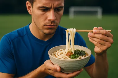 サッカーの捕食にうどんは正解？