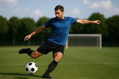 サッカーでシュートを浮かせるには？