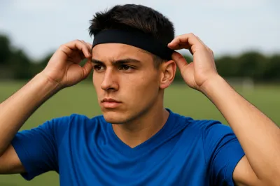 サッカー ヘア バンド 付け方 男子って？
