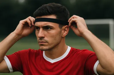 サッカーのヘッド バンドの付け方とは？