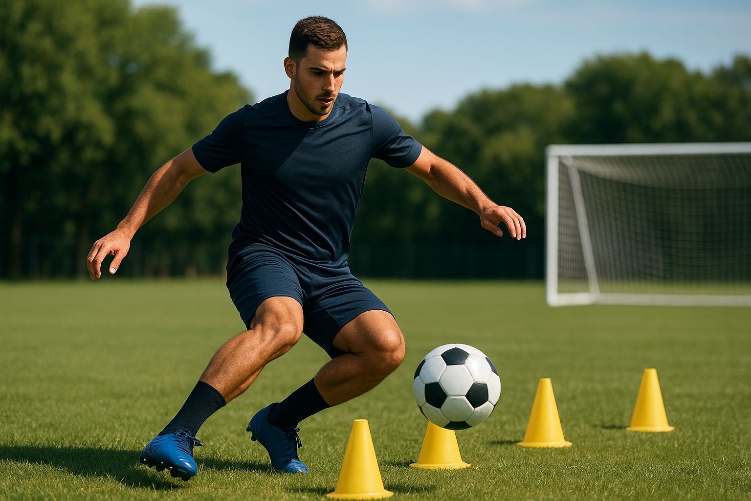 サッカーのギャップで受ける練習とは?