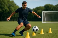 サッカーのギャップで受ける練習とは？