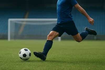サッカーの逆足で蹴るコツとは？