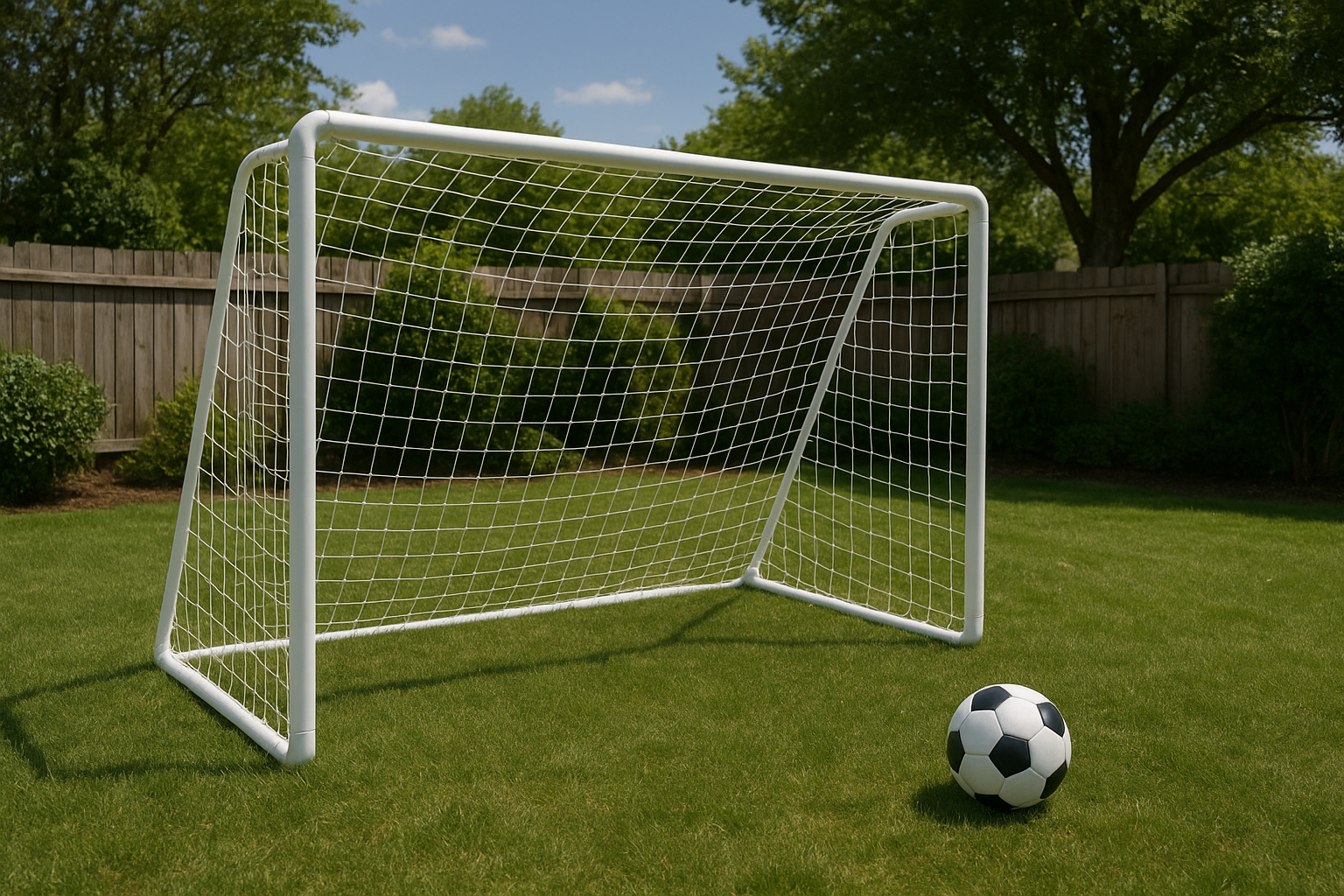 サッカーのネットって庭にdiyできる?