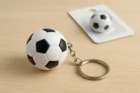 サッカーのキーホルダーは100均で買える？