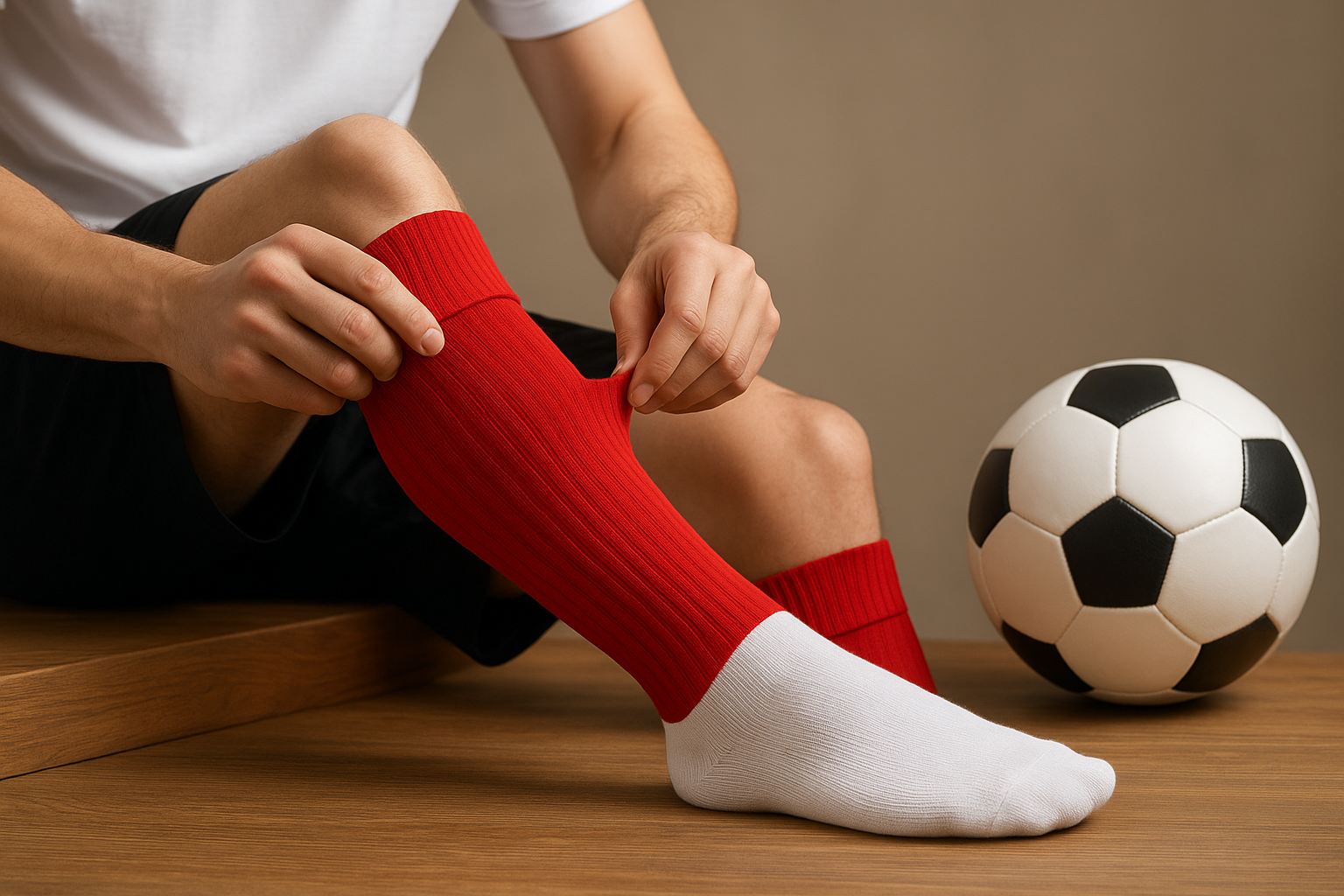 サッカーソックスのセパレートの作り方は?