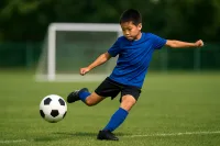 サッカーのシュート速度、小学生は？