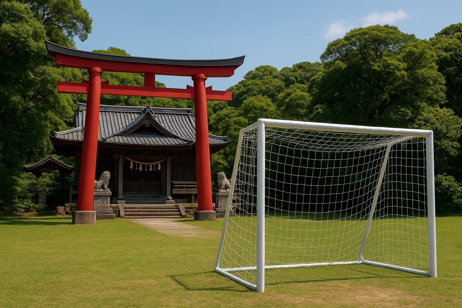 サッカーの神社は九州にあるって本当?