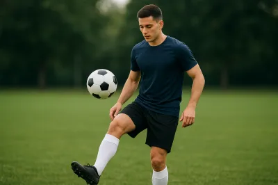サッカーちょんちょんリフティングのコツ？