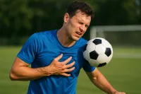 サッカーの胸トラップが痛い理由は？