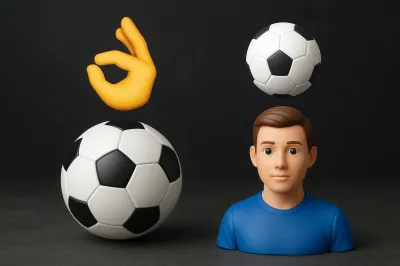 サッカーの絵文字の組み合わせはどうする？