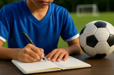 サッカーノートの書き方、中学生の正解は？