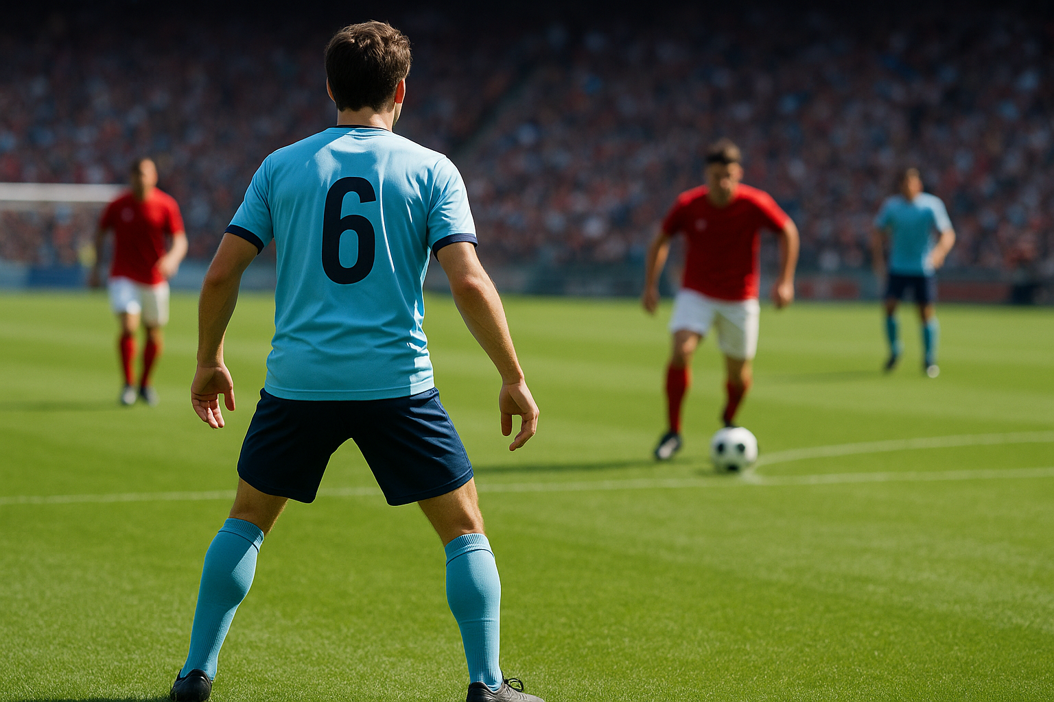 サッカーのリベロの位置ってどこ?