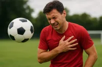 サッカーの胸トラップで骨折って本当？