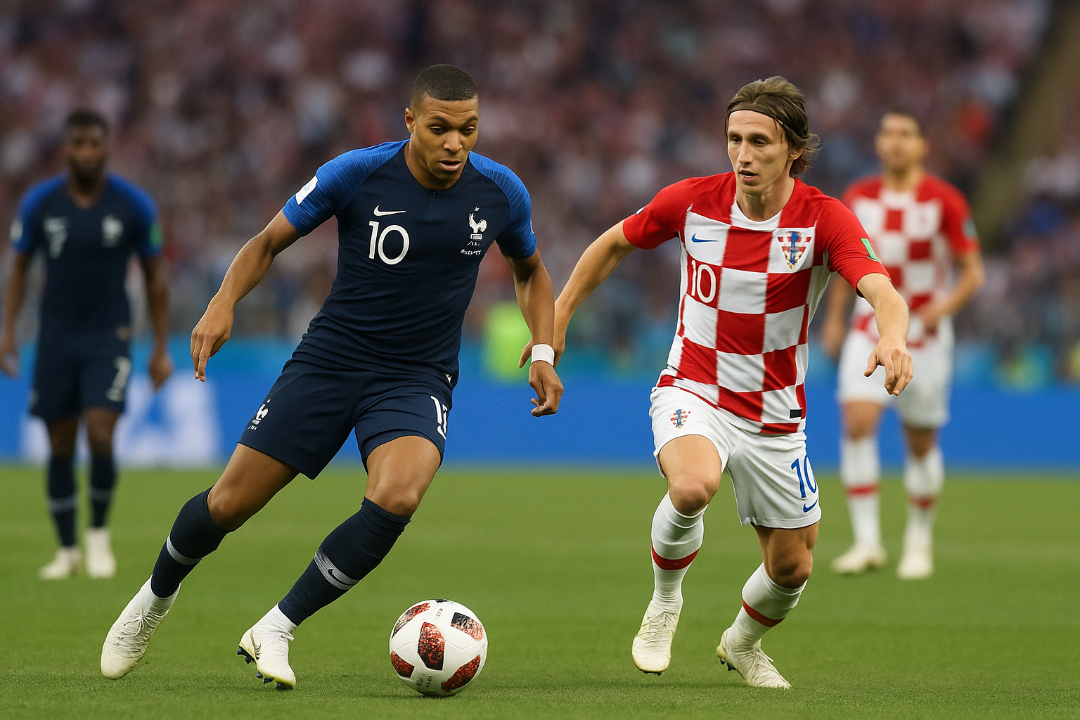 サッカー フランス 代表 対 サッカー クロアチア 代表 スタメンってどんな布陣？
