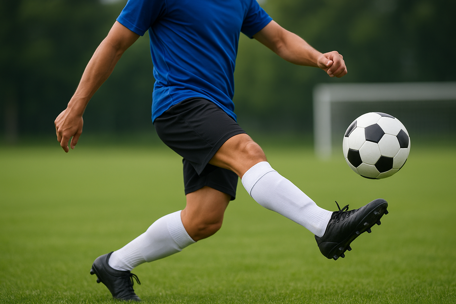 サッカーの逆足の蹴り方はどうすべき?