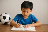 サッカーノートの書き方、小学生はどう？