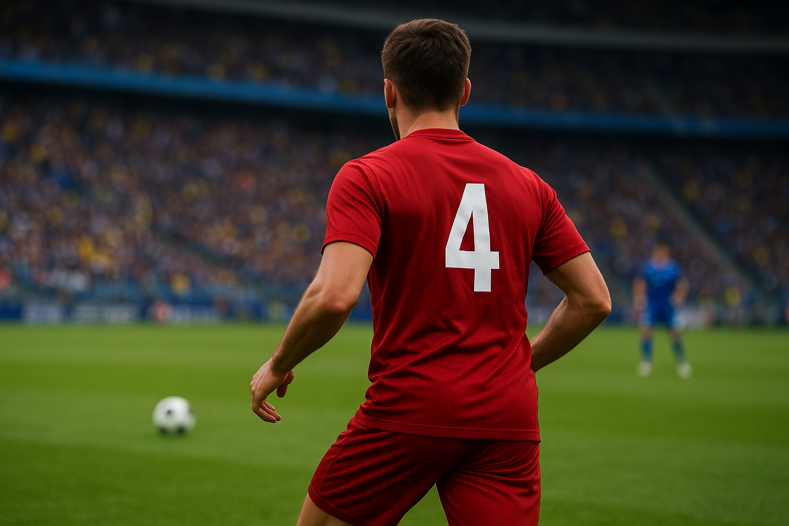 サッカーのリベロはどこにいる?