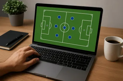 サッカーのフォーメーション作成はPCで？