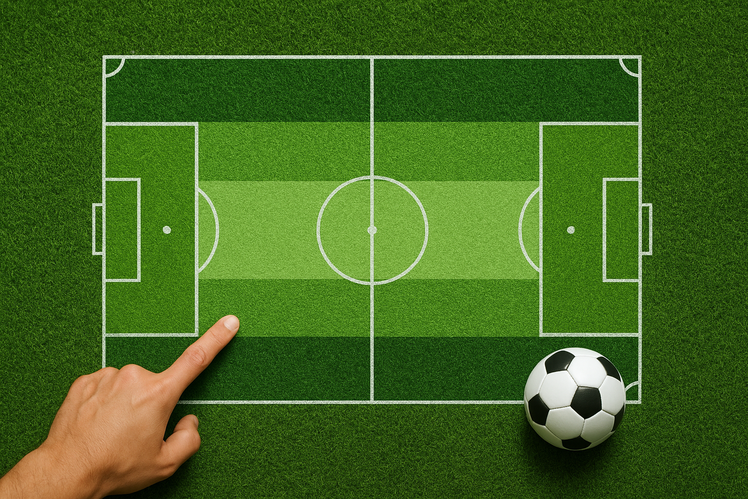 サッカーのゾーンやエリアとは一体何？
