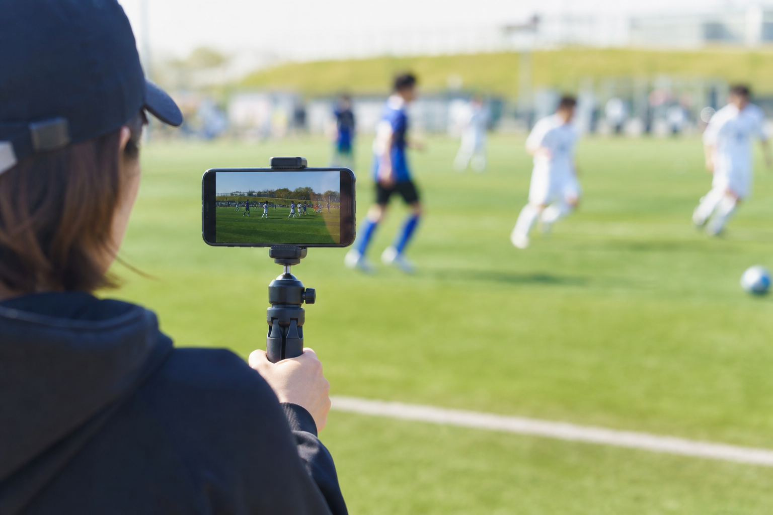 サッカーの動画撮影はスマホでできる?