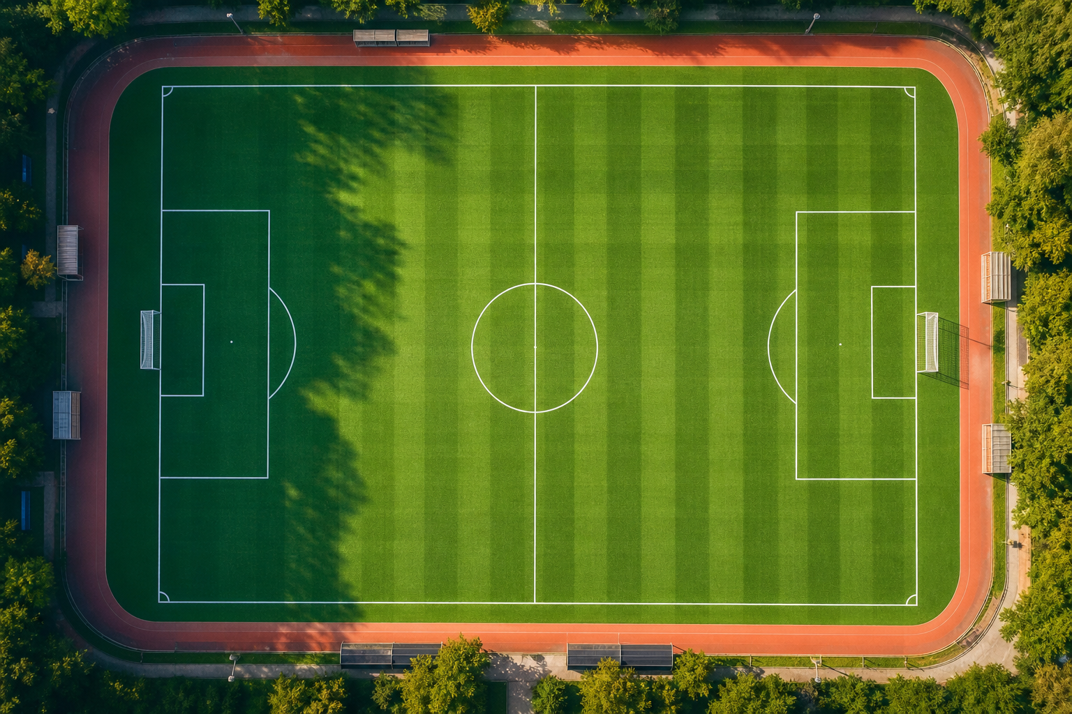 サッカー グラウンド 面積の正体は？