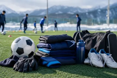 サッカー合宿の持ち物で冬は何が必要？