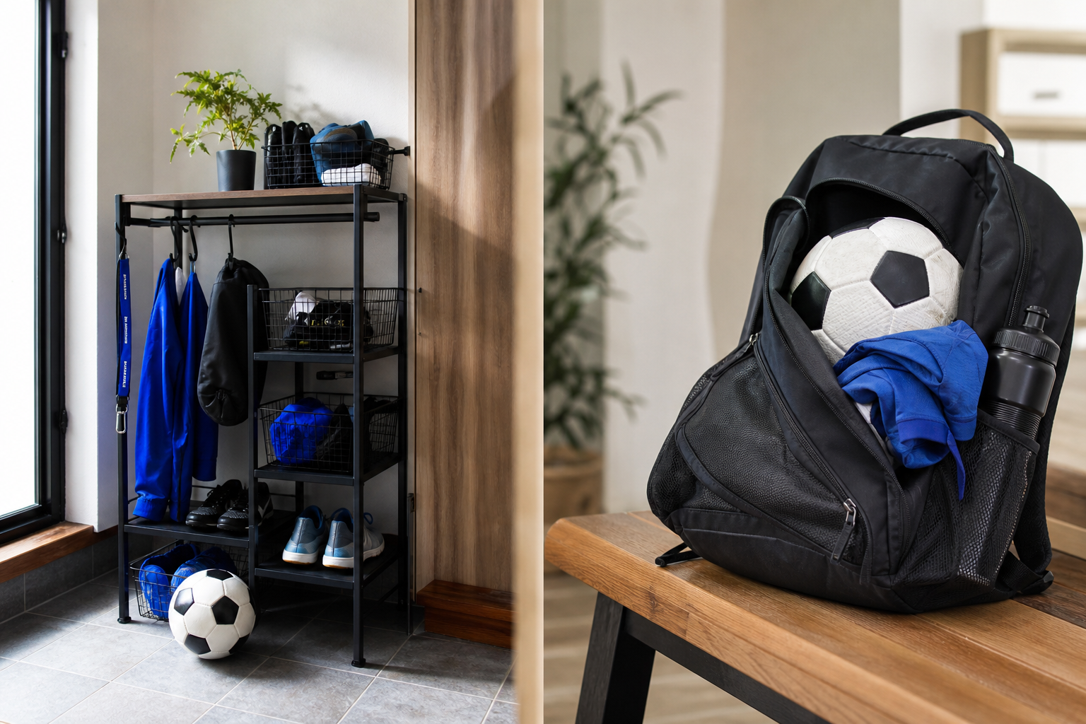 サッカー用具の収納ってどうする?
