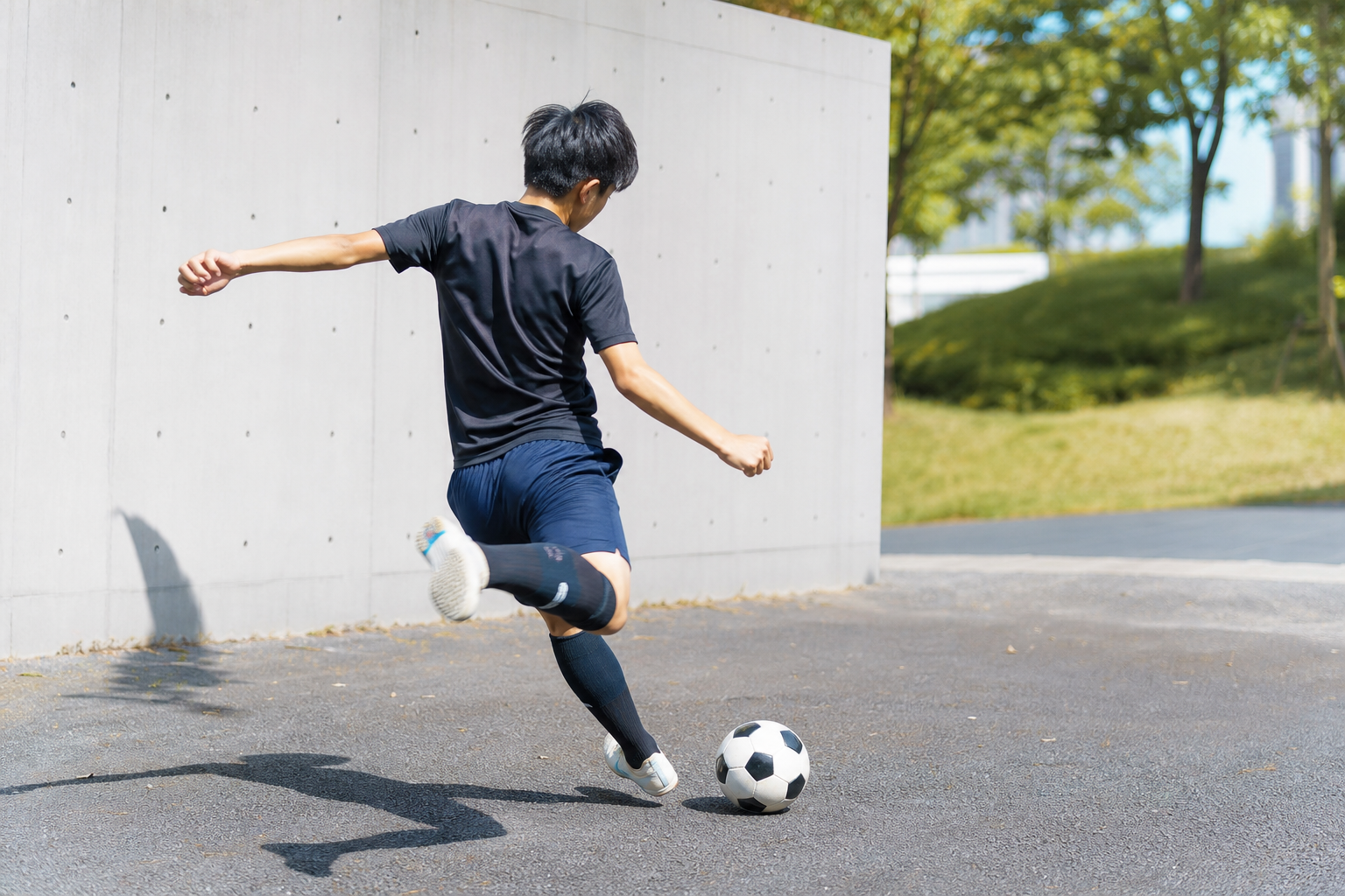 サッカーのシュートを練習する場所って?