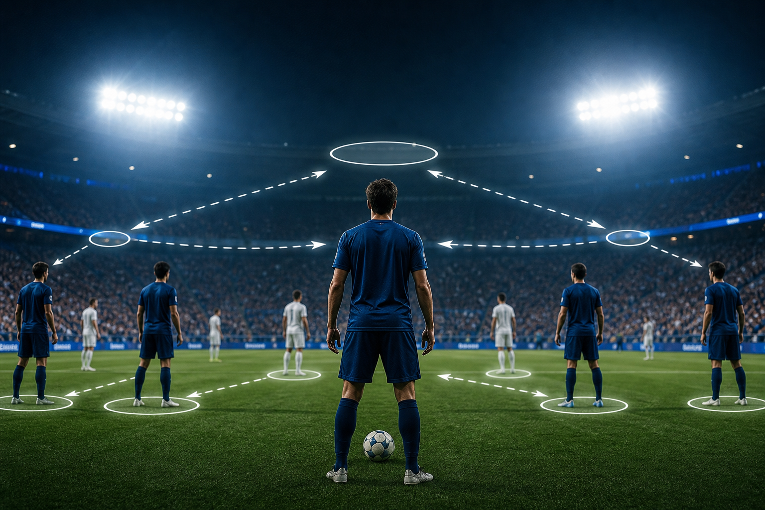 サッカーの0トップとはどんな戦術?