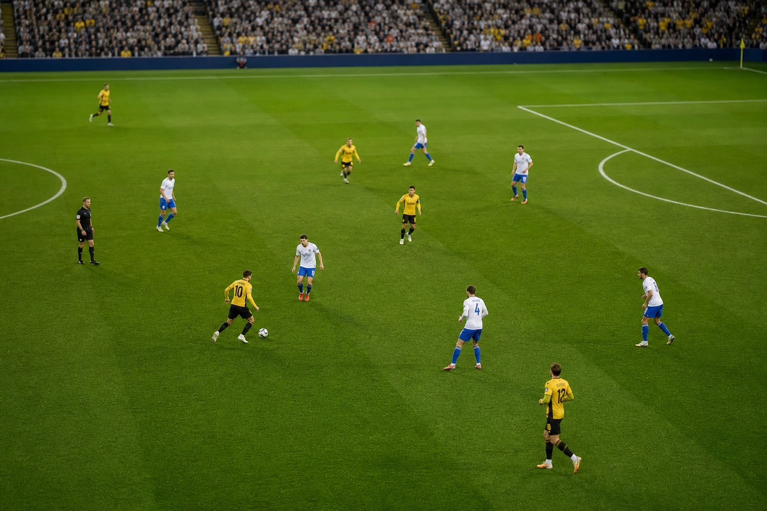 サッカーの442の攻め方ってどうするの?