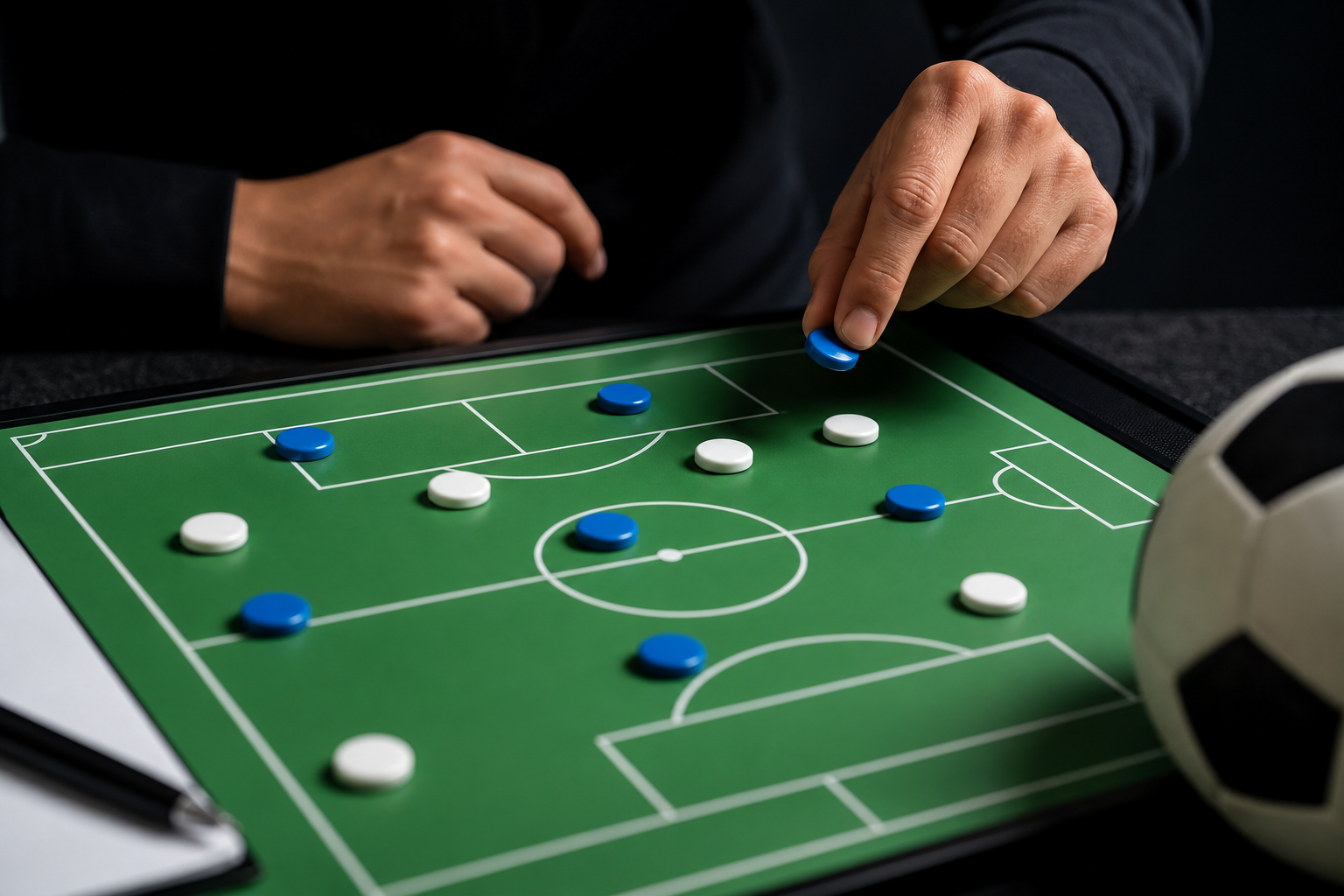 サッカーの343戦術ってどんな意味？
